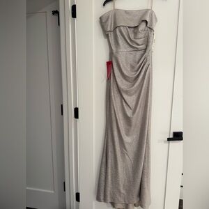 Shimmer champagne color dress. Size 4.
